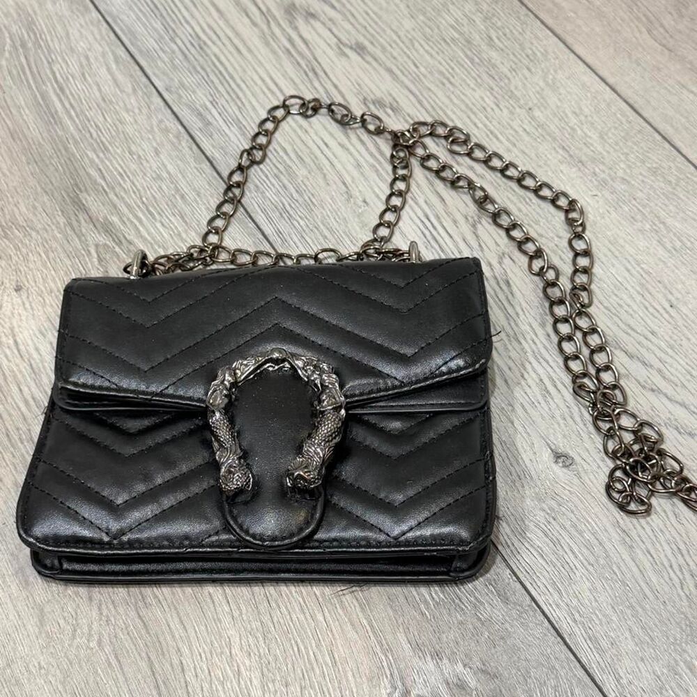 Unbranded Women's Black and Grey Bag